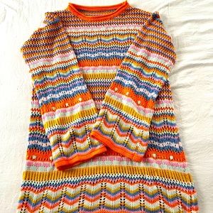 Retro sweater dress